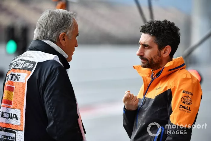 Giorgio Piola e Andrea Stella, McLaren 