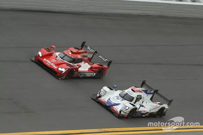 #31 Whelen Engineering Racing Cadillac DPi: Chase Elliott, Felipe Nasr, Pipo Derani, Mike Conway, #82 DragonSpeed USA LLC ORECA LMP2 07: Fabian Schiller, Christopher Mies, Devlin Defrancesco, Eric Lux
