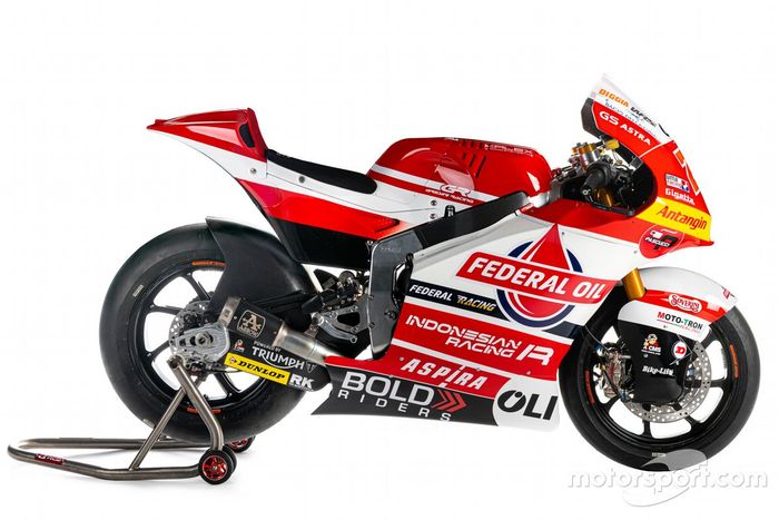 La moto de Gresini Racing