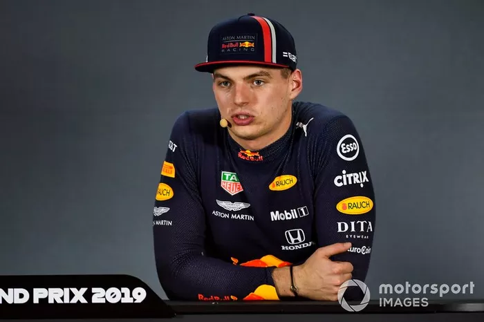 Max Verstappen, Red Bull Racing, in conferenza stampa nel post qualifiche