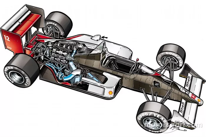O MP4/4 é motivo de disputa nos bastidores da equipe técnica até hoje. Gordon Murray e Steve Nichols sempre tomam para si a autoria do projeto. Murray vinha da Brabham, onde o carro anterior, de 1986 (o time não correu em 1987), tinha o mesmo conceito “low line” apresentado no MP4/4. No entanto, Nichols, que projetou o carro de 1987 da McLaren, utilizou também um conceito de centro de gravidade baixo, que segue a tendência do MP4/4