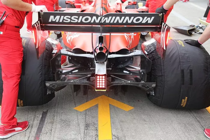 Ferrari SF90 diffuser detail