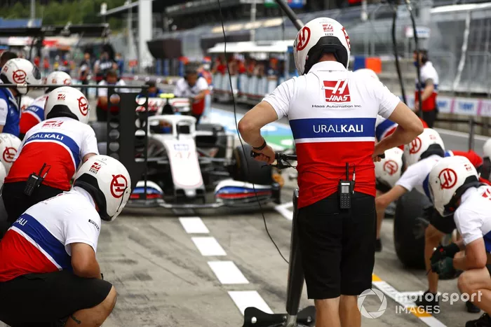 Práctica de pitstop de Haas