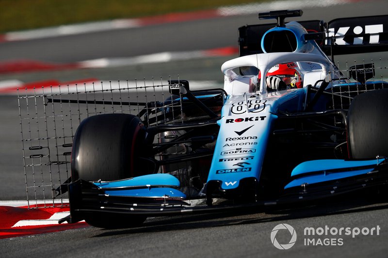 Robert Kubica, Williams FW42 avec des capteurs aérodynamiques