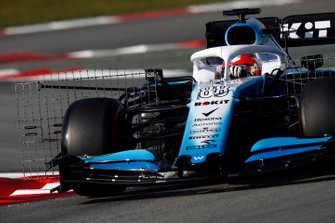 Robert Kubica, Williams FW42 avec des capteurs aérodynamiques