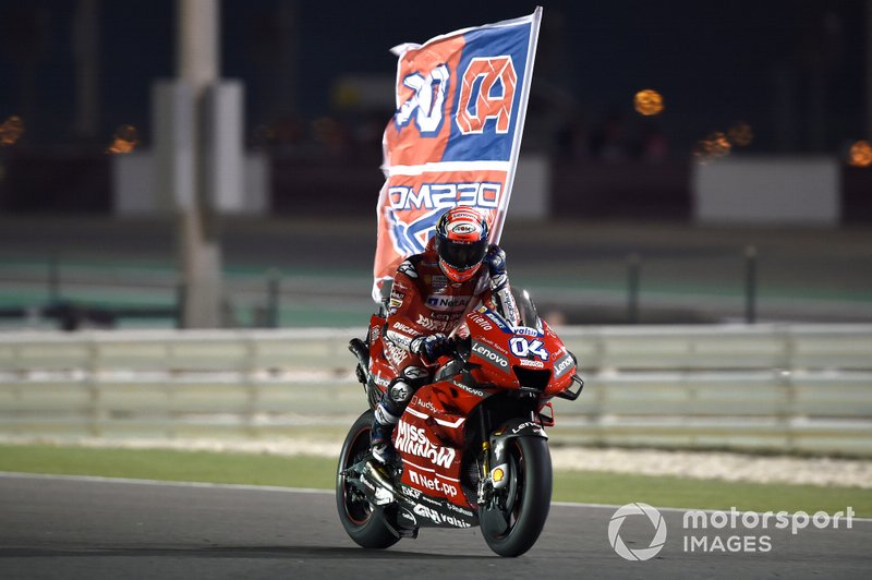 Переможець гонки Андреа Довіціозо, Ducati Team