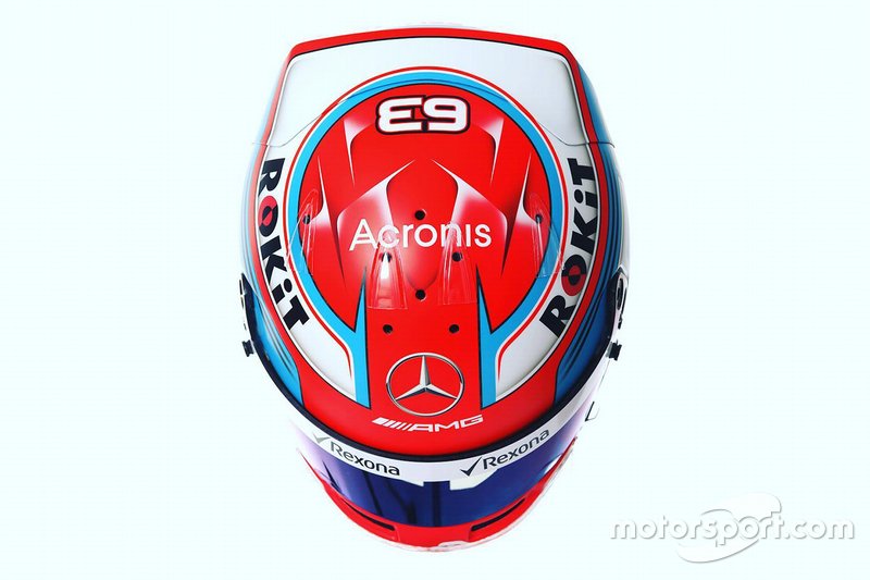 Casco de George Russell, Williams