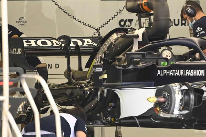 Detalle del AlphaTauri AT02 