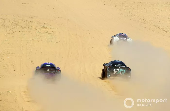 Cristina Gutierrez, Sebastien Loeb, X44 Molly Taylor, Johan Kristoffersson, Rosberg X Racing e Catie Munnings, Timmy Hansen, Andretti United Extreme E 