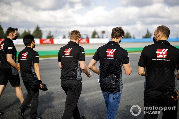 Romain Grosjean, Haas F1, recorre la pista