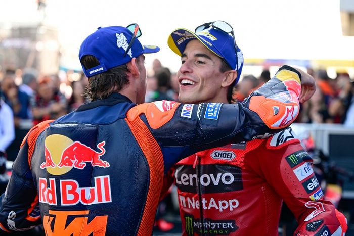Pedro Acosta, Red Bull KTM Factory Racing, Marc Marquez, Ducati Team