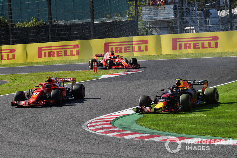 Кімі Райкконен, Ferrari SF71H, Макс Ферстаппен, Red Bull Racing RB14