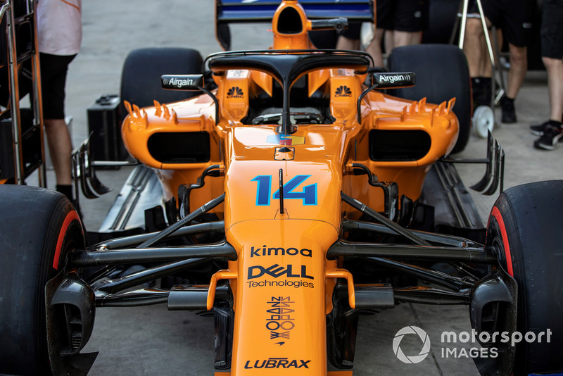 Special livery on Fernando Alonso, McLaren MCL33