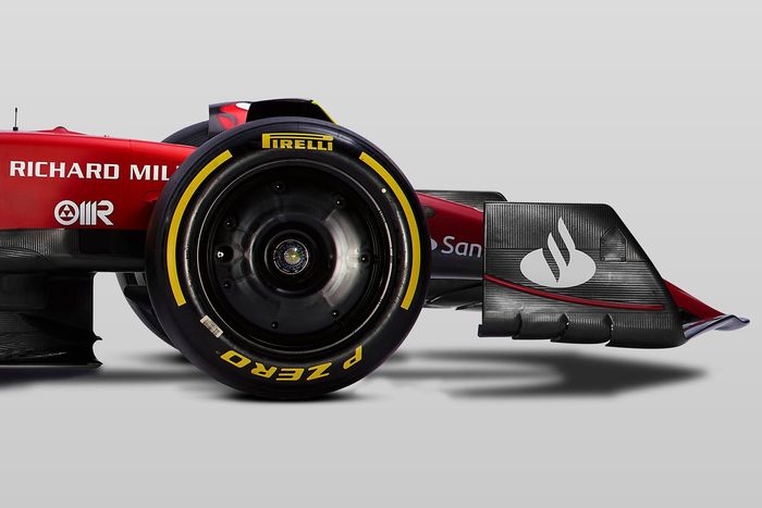 Detalle del Ferrari F1-75