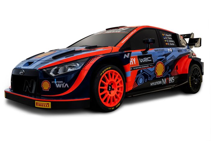 El Hyundai i20 N Rally1 WRC para 2022