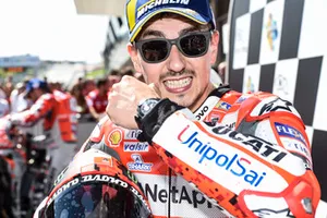 Le vainqueur Jorge Lorenzo, Ducati Team