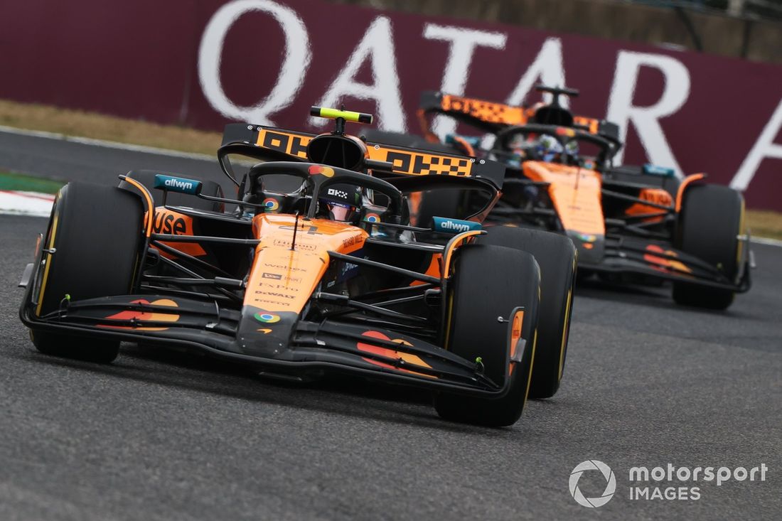 Lando Norris, McLaren, Oscar Piastri