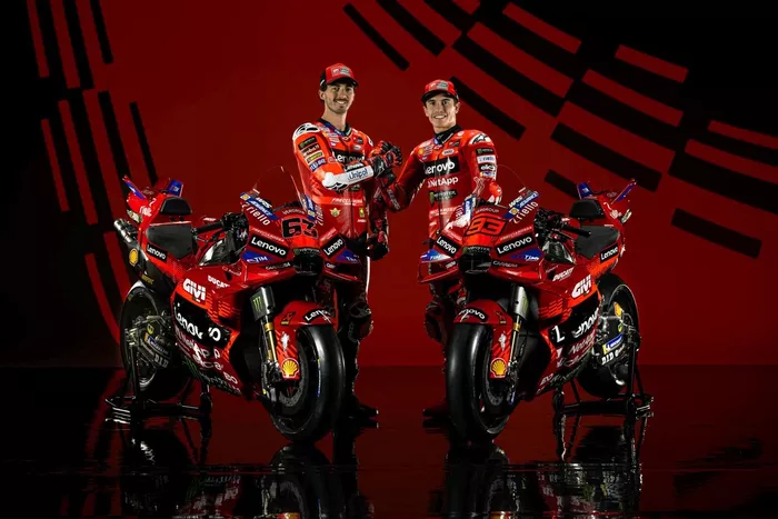 Francesco Bagnaia, Ducati Team, Marc Marquez, Ducati Team