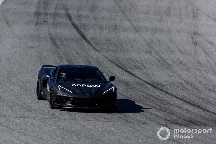 Sam Schmidt drives the SAM car