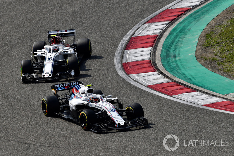 Sergey Sirotkin, Williams FW41 ve Charles Leclerc, Sauber C37