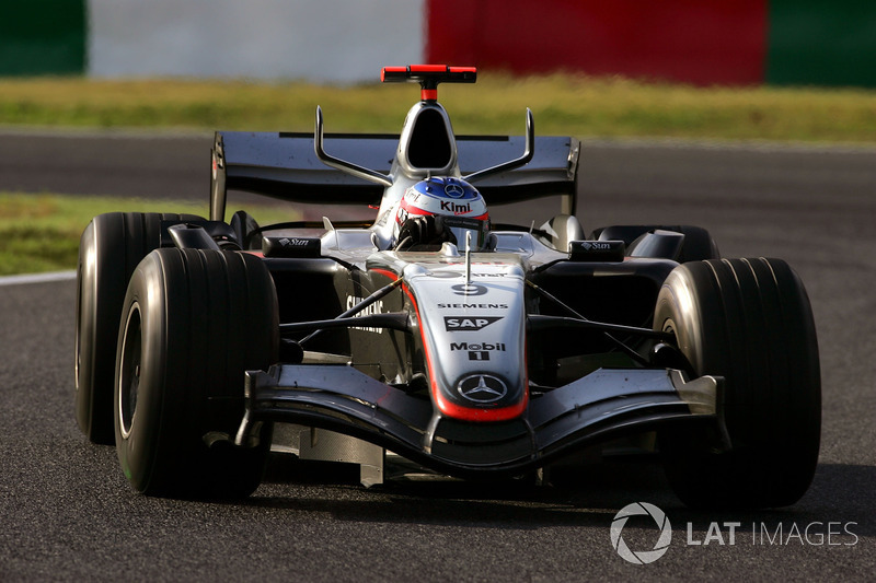 Kimi Raikkonen: venceu o GP do Japão de 2005 do 17º lugar no grid.