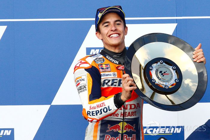 Podio ganador Marc Marquez, Repsol Honda Team