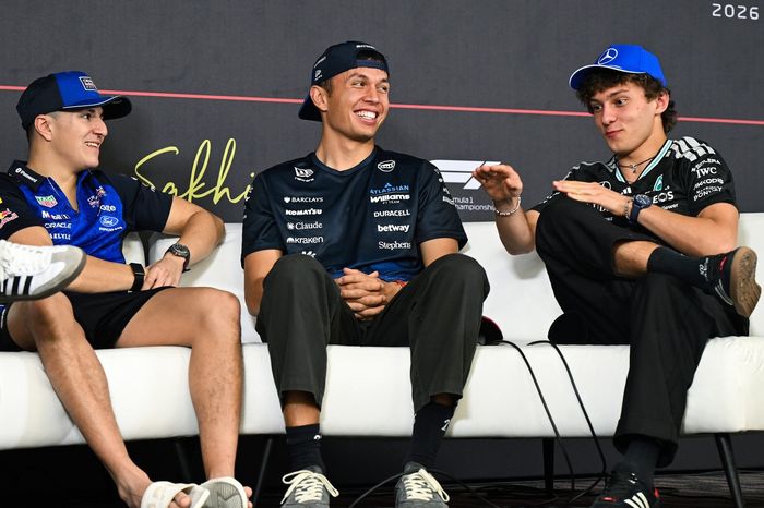 Andrea Kimi Antonelli, Mercedes, Isack Hadjar, Red Bull Racing, Alexander Albon, Williams