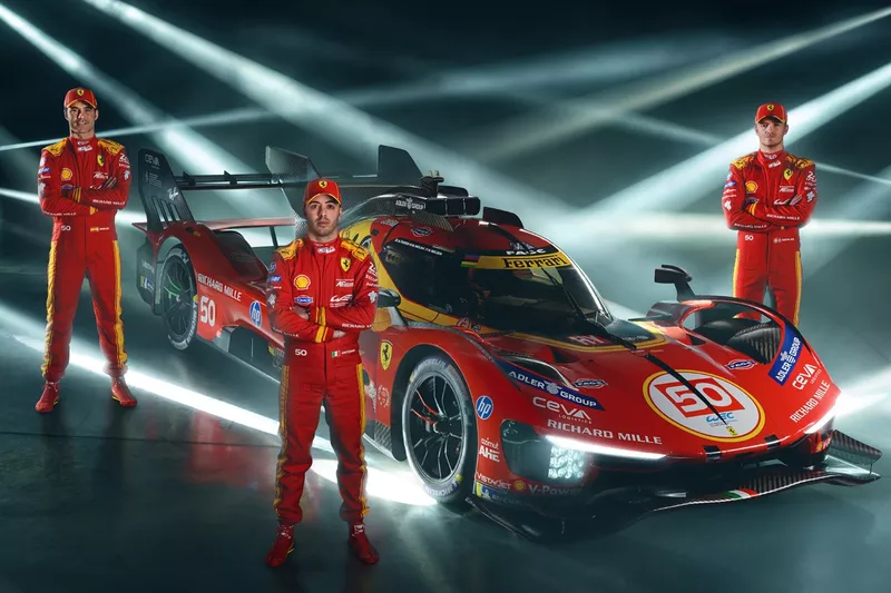 #50 Ferrari AF Corse Ferrari 499P : Antonio Fuoco, Nicklas Nielsen, Miguel Molina