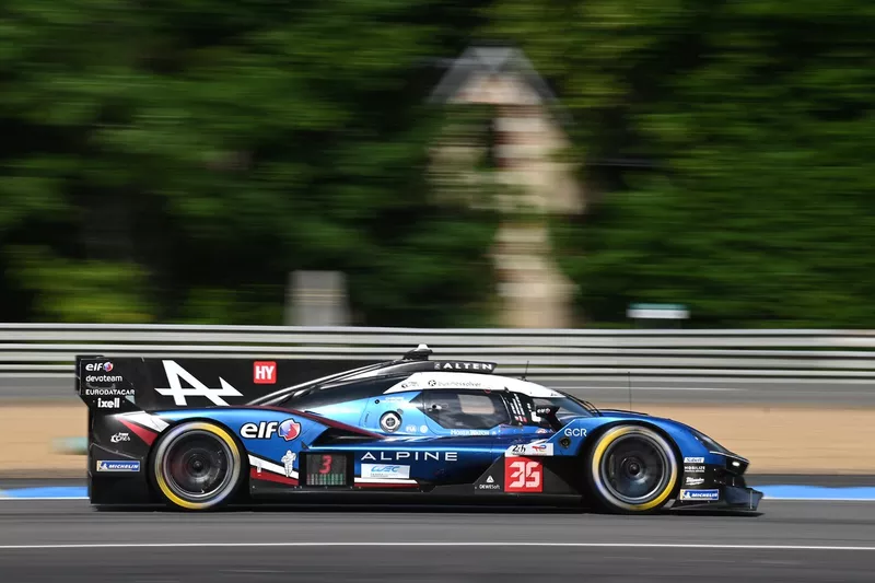 #35 Alpine Endurance Team Alpine A424: Antonio Felix Da Costa, Charles Milesi, Ferdinand Habsburg