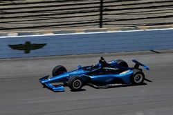 Juan Pablo Montoya testing the 2018 Chevrolet IndyCar