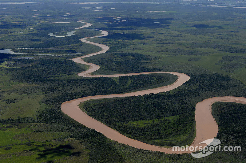 Paraguay landscape from above