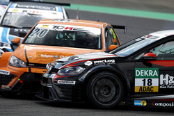 Crash: Vincent Radermecker, Milo Racing, VW Golf GTI TCR; Kai Jordan, JBR Motorsport, VW Golf GTI TC