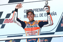 Podium: third place Marc Marquez, Repsol Honda Team