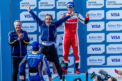 Podio: Nicolas Prost, Renault e.Dams e Alain Prost, Renault e.Dams