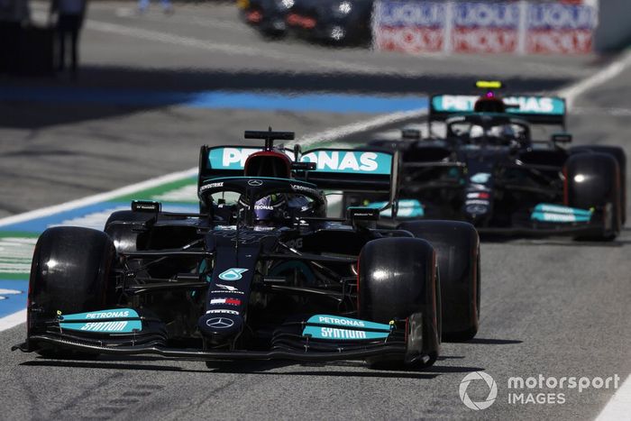 Lewis Hamilton, Mercedes W12, Valtteri Bottas, Mercedes W12