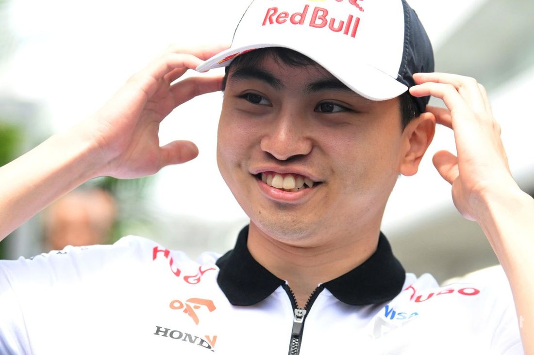 Ayumu Iwasa, aplicação Visa Cash da equipa RB F1 