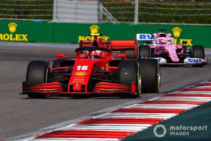 Charles Leclerc, Ferrari SF1000, Sergio Pérez, Racing Point RP20