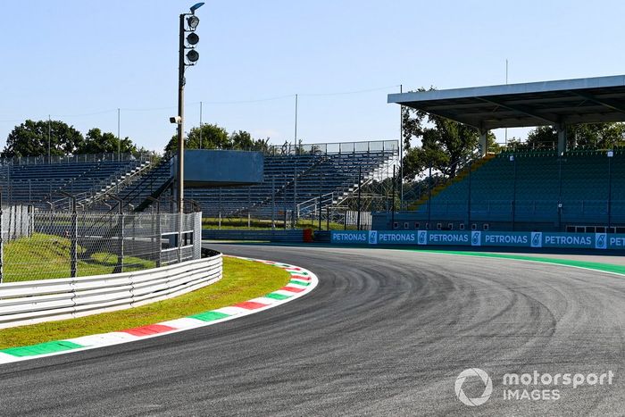 Piano del circuito de Monza