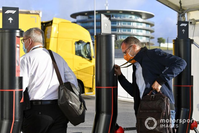 Ross Brawn, director deportivo de la FOM y Stefano Domenicali, director ejecutivo de la FOM 