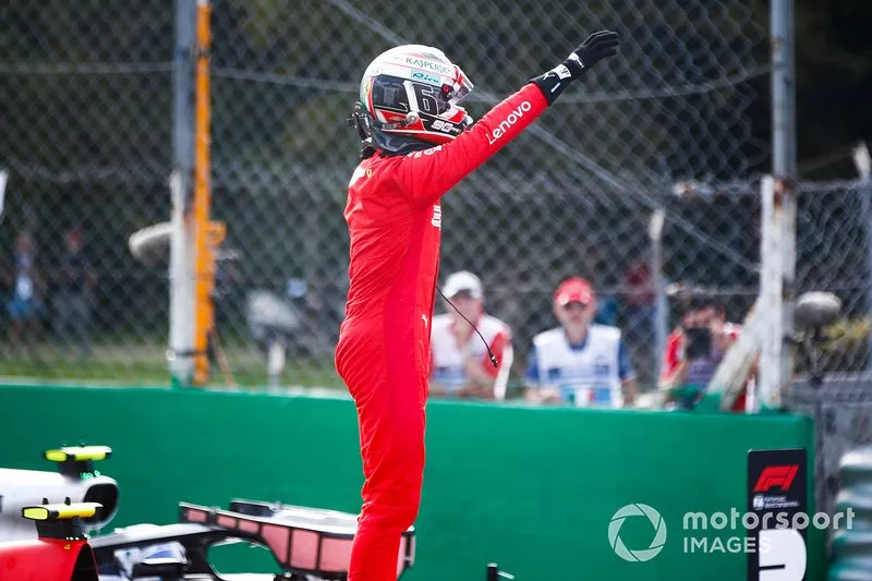 Polesitter Charles Leclerc, Ferrari SF90
