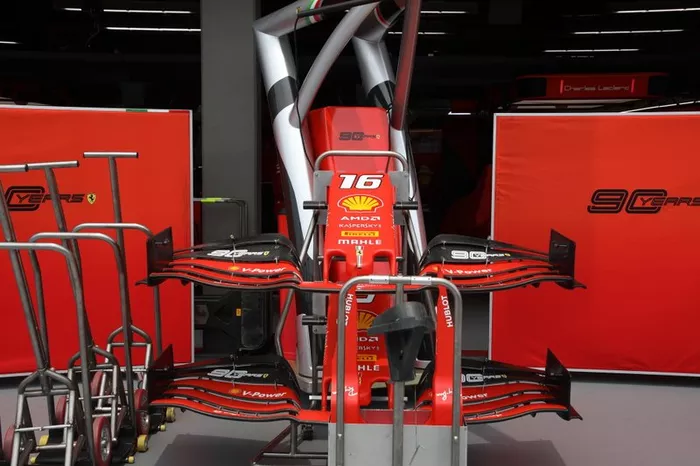 Alerón delantero del Ferrari SF90