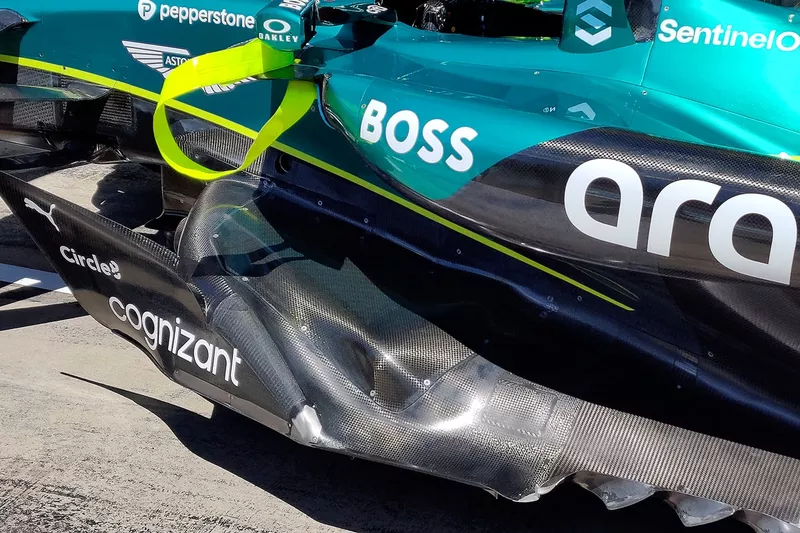 Aston Martin AMR25 detalles técnicos