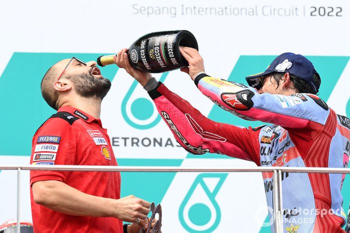 Podio: segundo lugar Enea Bastianini, Gresini Racing