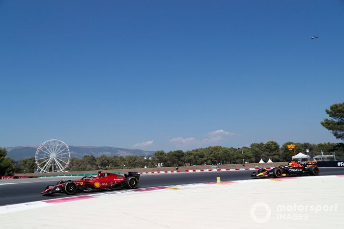 Charles Leclerc, Ferrari F1-75, Max Verstappen, Red Bull Racing RB18
