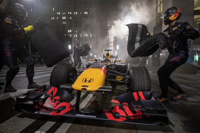 El Red Bull Racing RB7 en Florida