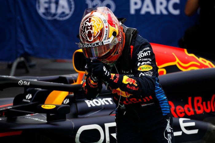 Ganador de la carrera Max Verstappen, Red Bull Racing