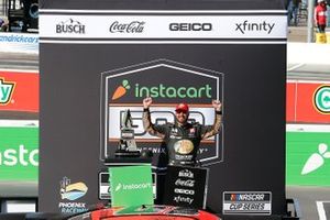 Race winner Martin Truex Jr., Joe Gibbs Racing, Toyota Camry