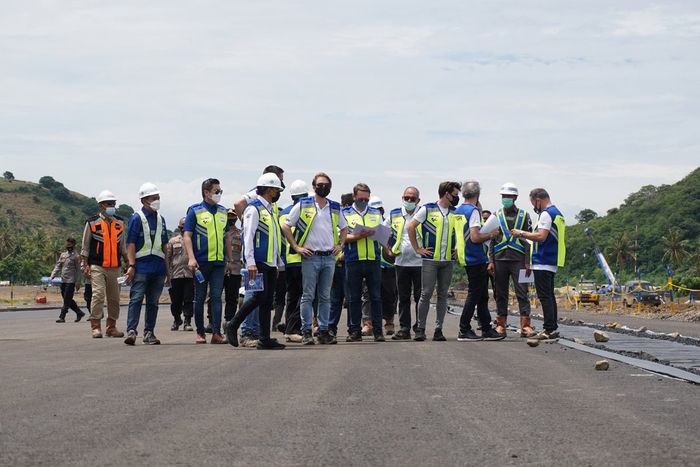 Visita al circuito de Mandalika