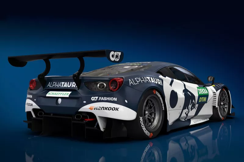 AF Corse Alpha Tauri design for Alex Albon and Nick Cassidy