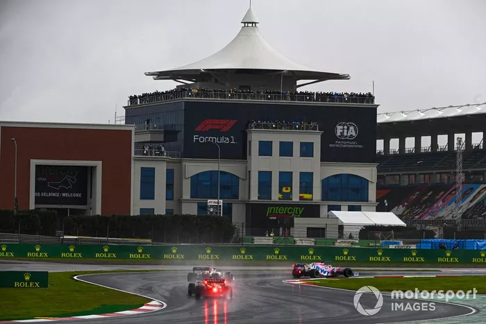 Sergio Pérez, Racing Point RP20, Antonio Giovinazzi, Alfa Romeo Racing C39, Esteban Ocon, Renault F1 Team R.S.20